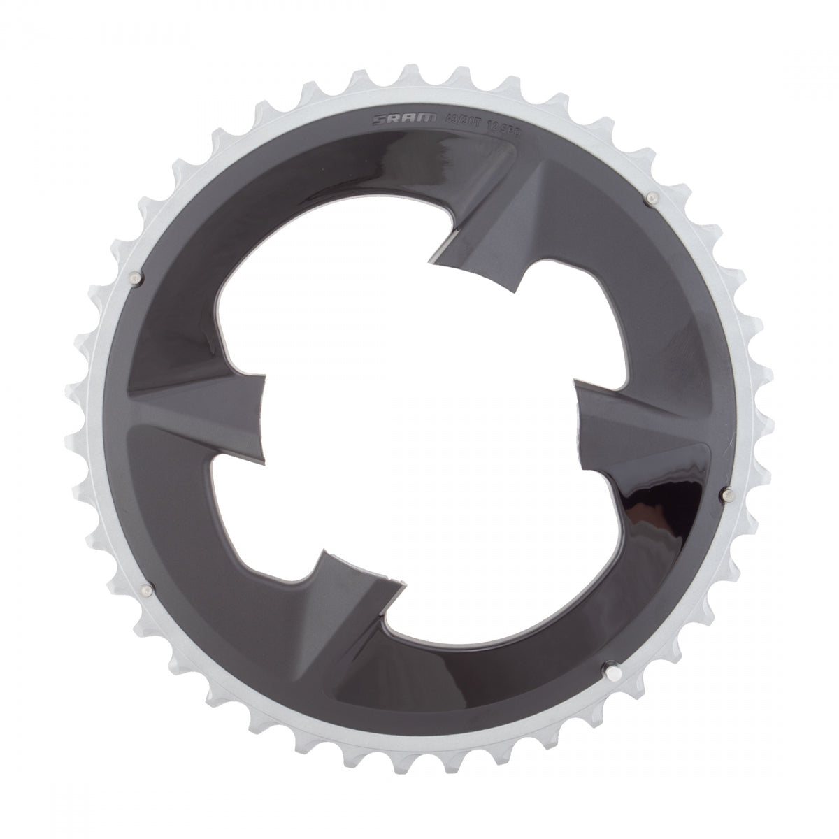 SRAM CHAINRING SRAM 43T 94mm 4B 2x12 RIVAL BK w/CVR-PLATE - SRAM