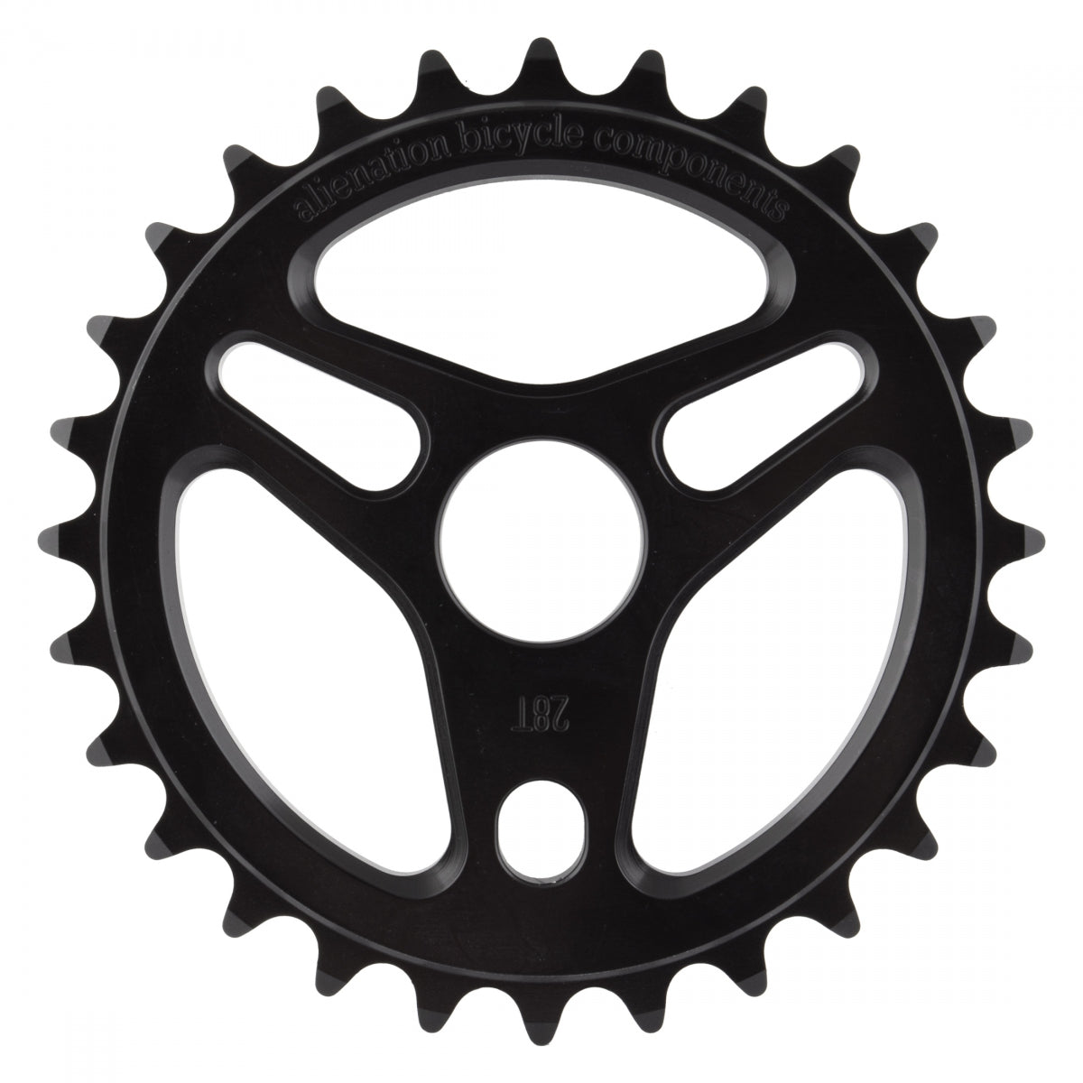 ALIENATION CHAINRING AN 1pc 28T 1/8 ENTERPRISE BK - ALIENATION