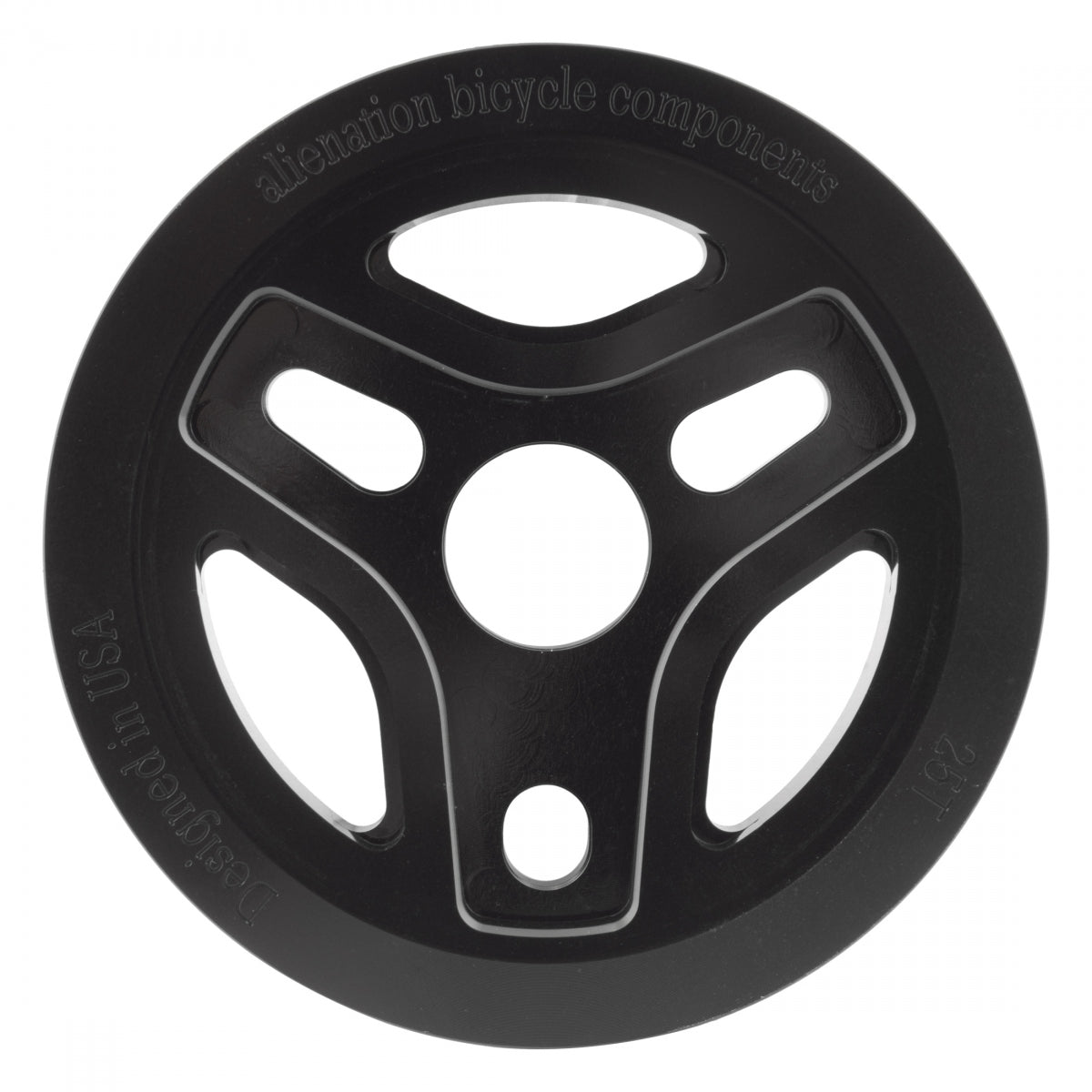 ALIENATION CHAINRING AN 1pc 25T 1/8 STARSHIP BK - ALIENATION