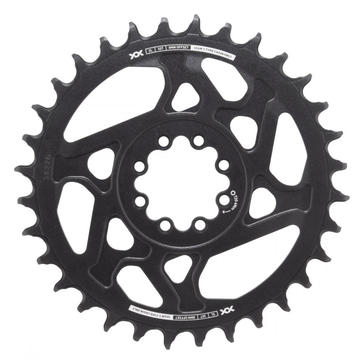 SRAM CHAINRING SRAM 32T DIRECT EAGLE 0mm BK XXSL D1 T-TYPE - SRAM