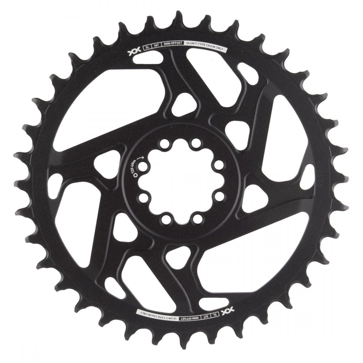 SRAM CHAINRING SRAM 36T DIRECT EAGLE 0mm BK XXSL D1 T-TYPE - SRAM