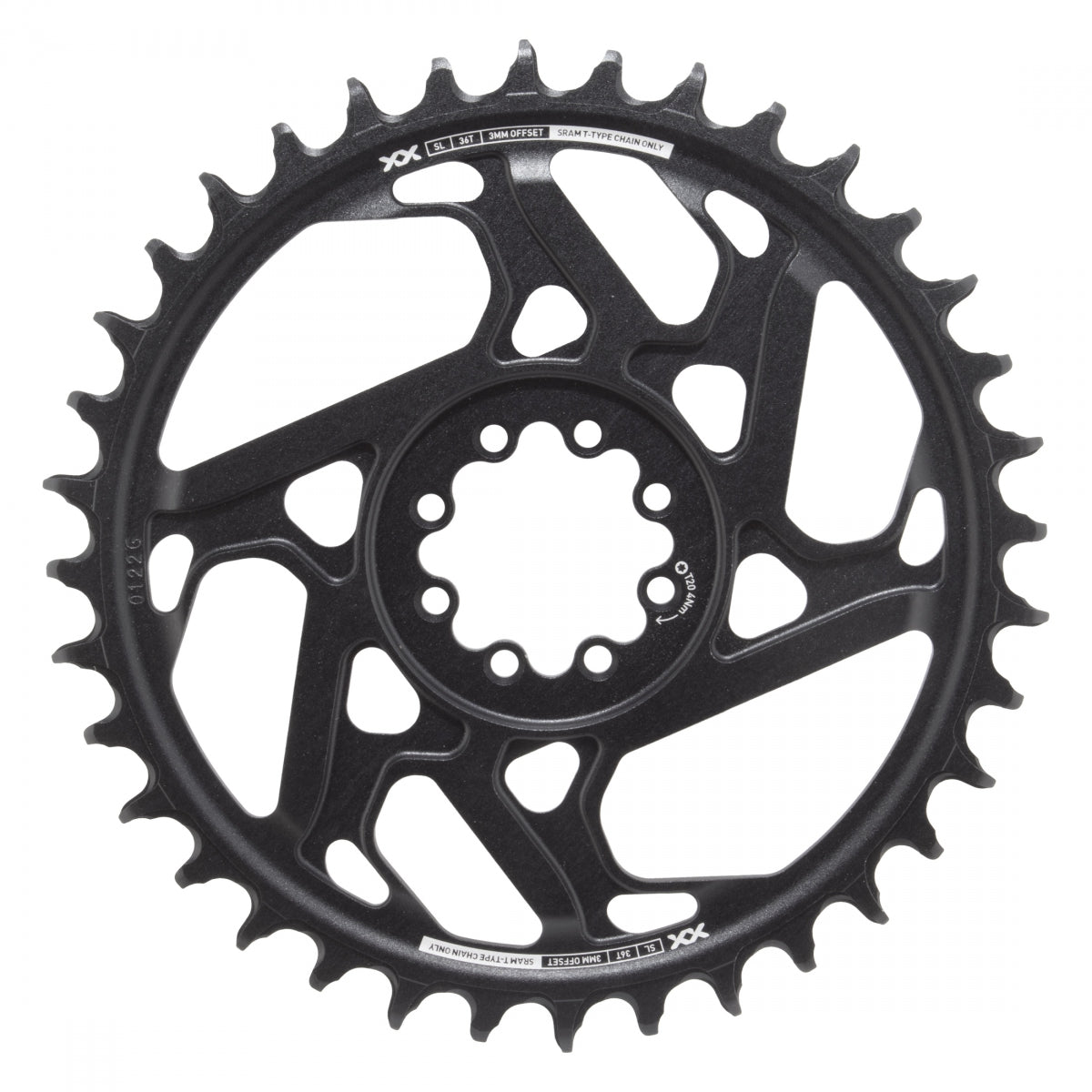 SRAM CHAINRING SRAM 36T DIRECT EAGLE 3mm BK XXSL D1 T-TYPE - SRAM