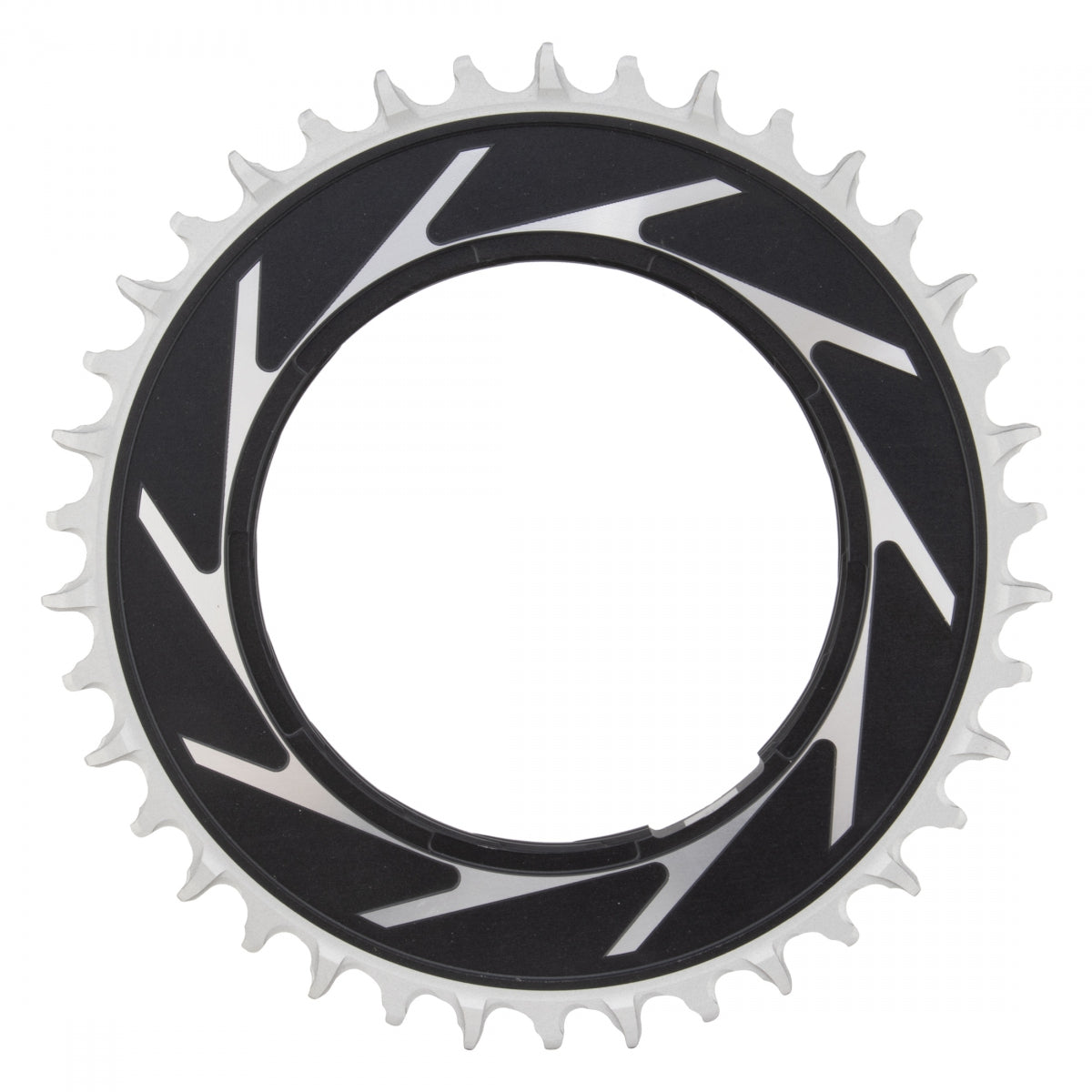 SRAM CHAINRING SRAM 38T POWERMETER THREADED EAGLE 0mm BK/SL XXSL D1 T-TYPE - SRAM