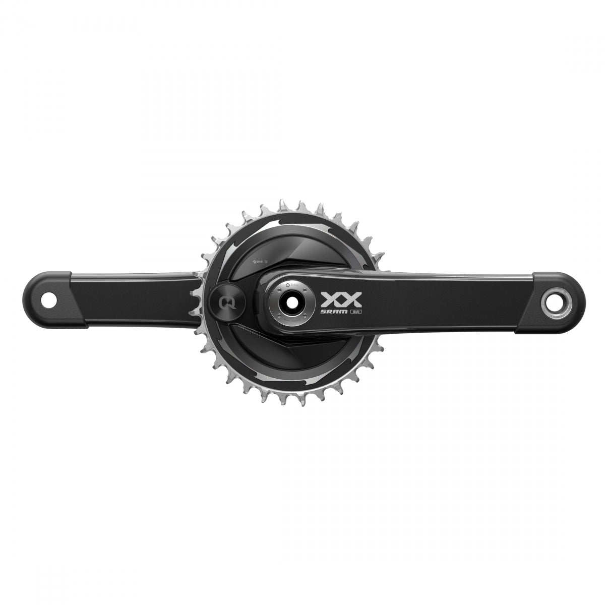 SRAM CRANKSET SRAM XX EAGLE POWERMETER SPIDER 165x32 Q174 CL55 DUB NoBB BK T-TYPE - SRAM