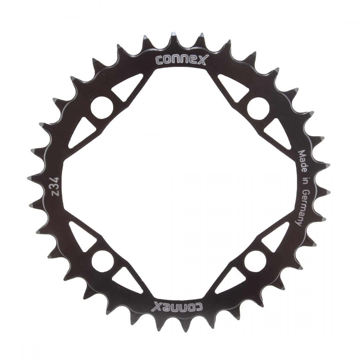 CONNEX CHAINRING EBIKE CONNEX f/BOSCH-III/YAMAHA/BROSE/BAFANG NARearOW-WIDE 104mm 34T 4B BK - CONNEX