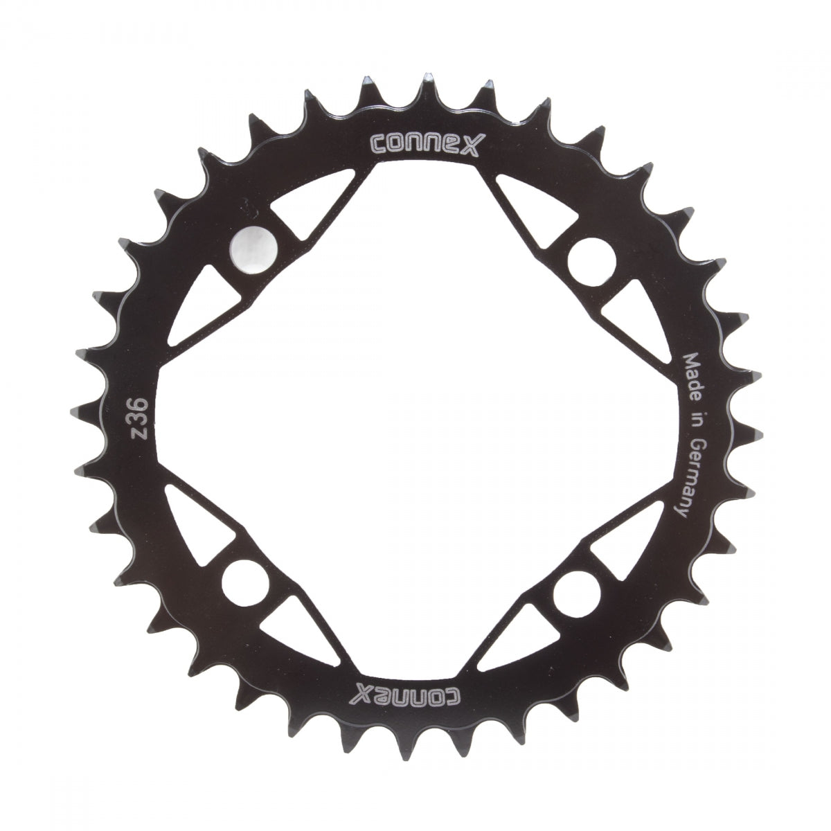 CONNEX CHAINRING EBIKE CONNEX f/BOSCH-III/YAMAHA/BROSE/BAFANG NARearOW-WIDE 104mm 36T 4B BK - CONNEX