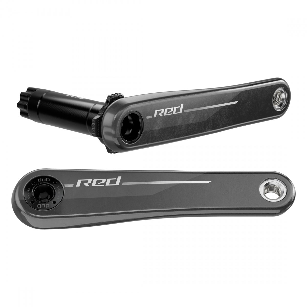 SRAM CRANKARM SET SRAM RED E1 DUB 165 CARBON NO-BB/CHAINRINGS - SRAM
