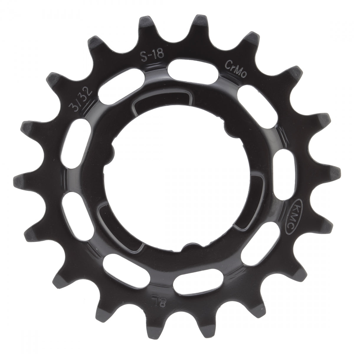 KMC CHAINRING EBIKE KMC SHI 18T CRMO Rear BK - KMC