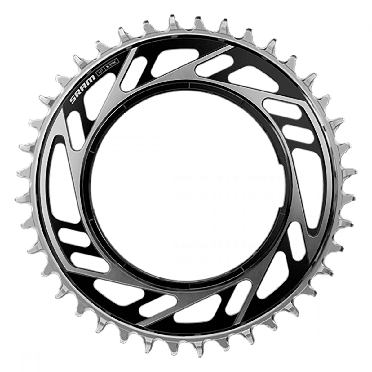 SRAM CHAINRING SRAM 40T RED E1 XPLR f/POWERMETER THREAD MOUNT BK/SL - SRAM