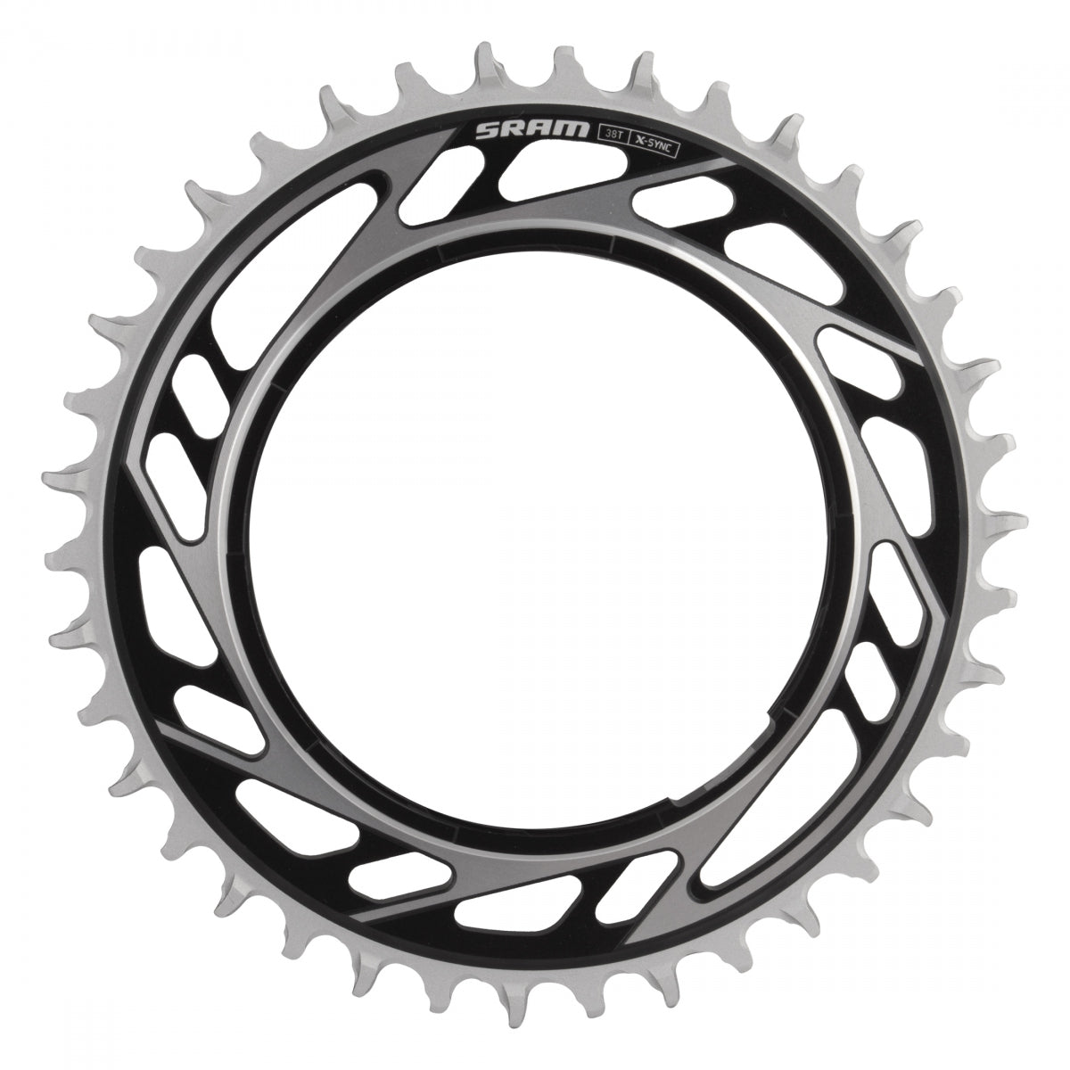 SRAM CHAINRING SRAM 38T RED E1 XPLR f/POWERMETER THREAD MOUNT BK/SL - SRAM