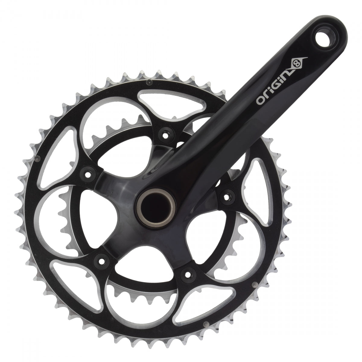 ORIGIN8 CRANKSET OR8 2X 172x50/34 110BCD GXP BK - ORIGIN8