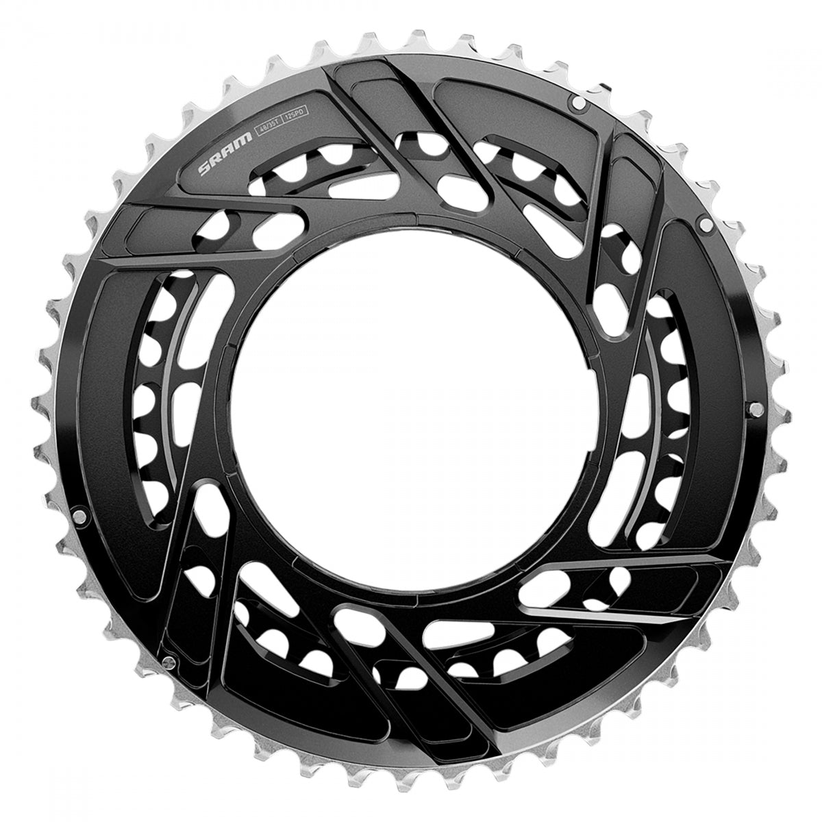 SRAM CHAINRING SRAM FORCE E1 AXS POWERMETER 50/37 TM BK (P) - SRAM