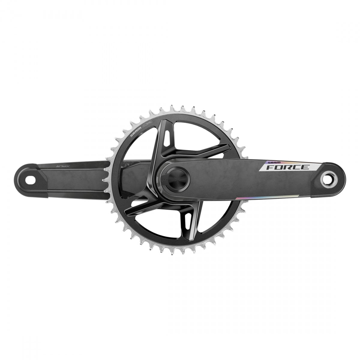 SRAM CRANKSET SRAM FORCE 1x XPLR WIDE E1 POWERMETER SPINDLE 175x42 DM DUB NoBB BK (P) - SRAM
