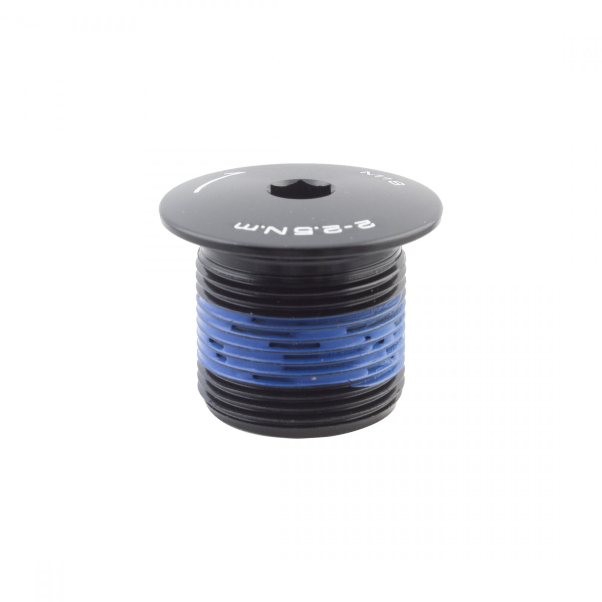 BLACK OPS CRANKARM BK-OPS REP SPINDLE BOLT M18x1mm BK - BLACK OPS