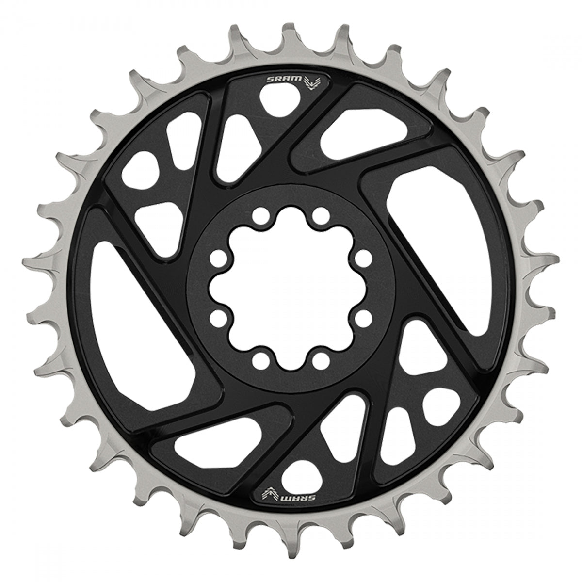 SRAM CHAINRING SRAM 36T DIRECT XX DH 6mm BK T-TYPE w/8-BOLTS - SRAM