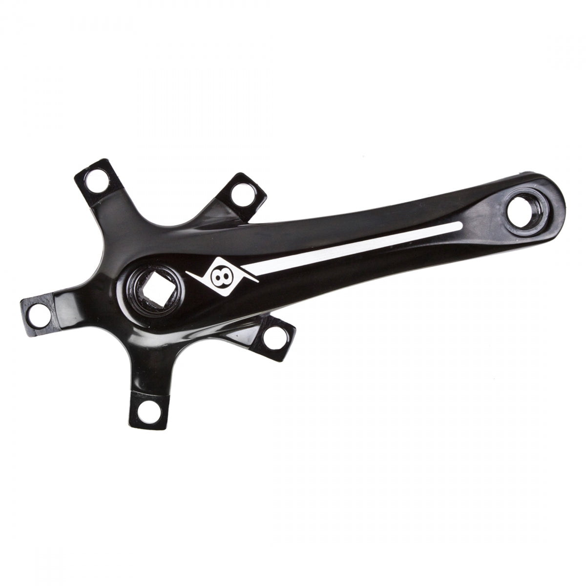 ORIGIN8 CRANKARM SET OR8 175 110 bcd FORGED Black - ORIGIN8