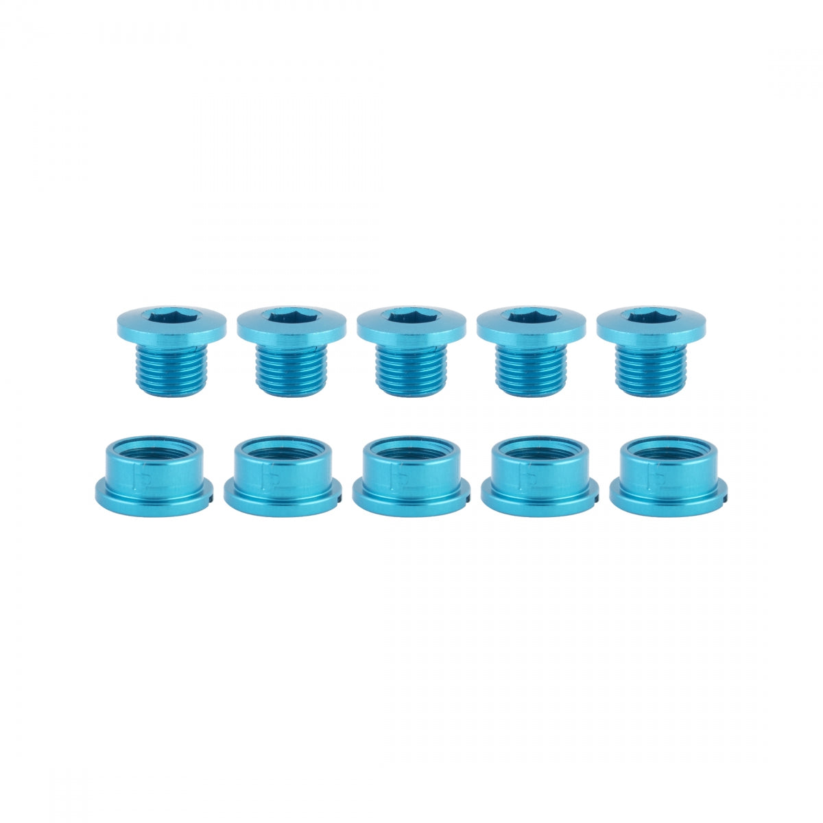 ORIGIN8 CHAINRING BOLT SET OR8 SINGLE ALY BLU - ORIGIN8