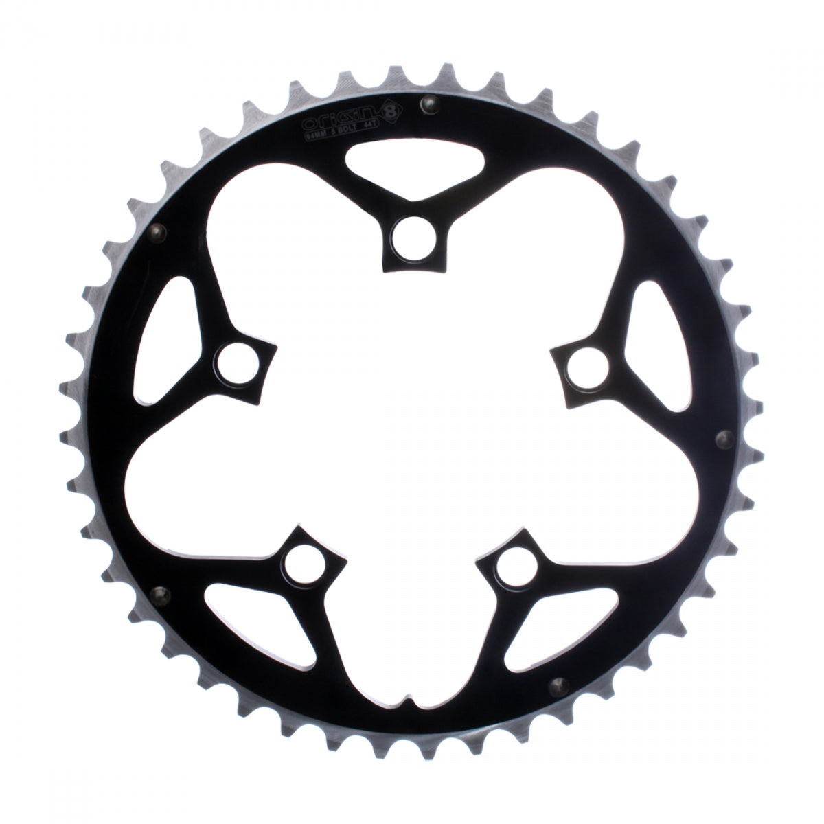 ORIGIN8 CHAINRING OR8 94mm 44T RAMPED BK/SL - ORIGIN8