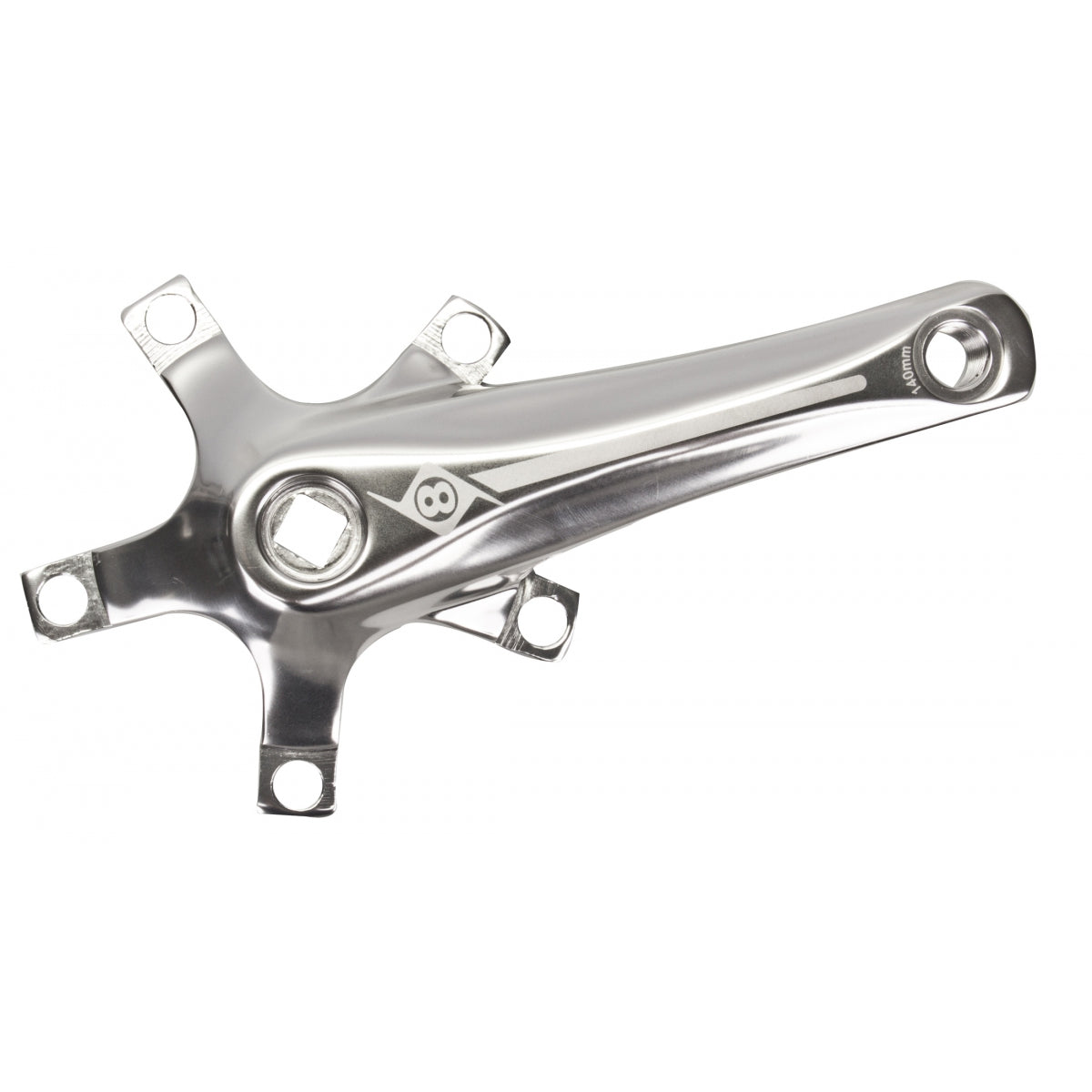 ORIGIN8 CRANKARM SET OR8 160 110 bcd FORGED SIL - ORIGIN8