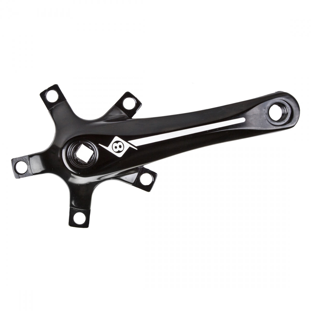 ORIGIN8 CRANKARM SET OR8 165 110 bcd FORGED Black - ORIGIN8