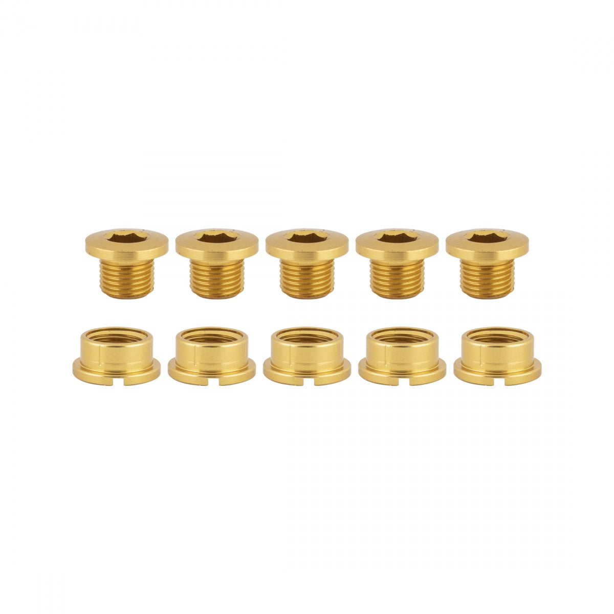 ORIGIN8 CHAINRING BOLT SET OR8 SINGLE ALY GLD - ORIGIN8
