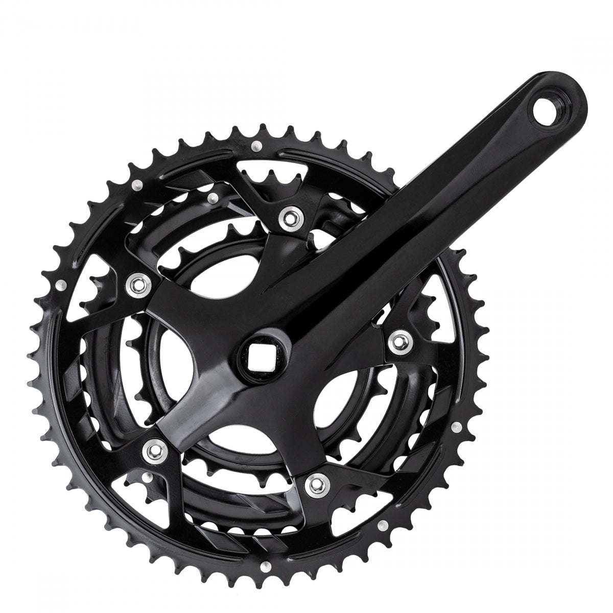 SUNLITE CRANKSET SUNLT RD 170x52/42/30 SQ Black - SUNLITE