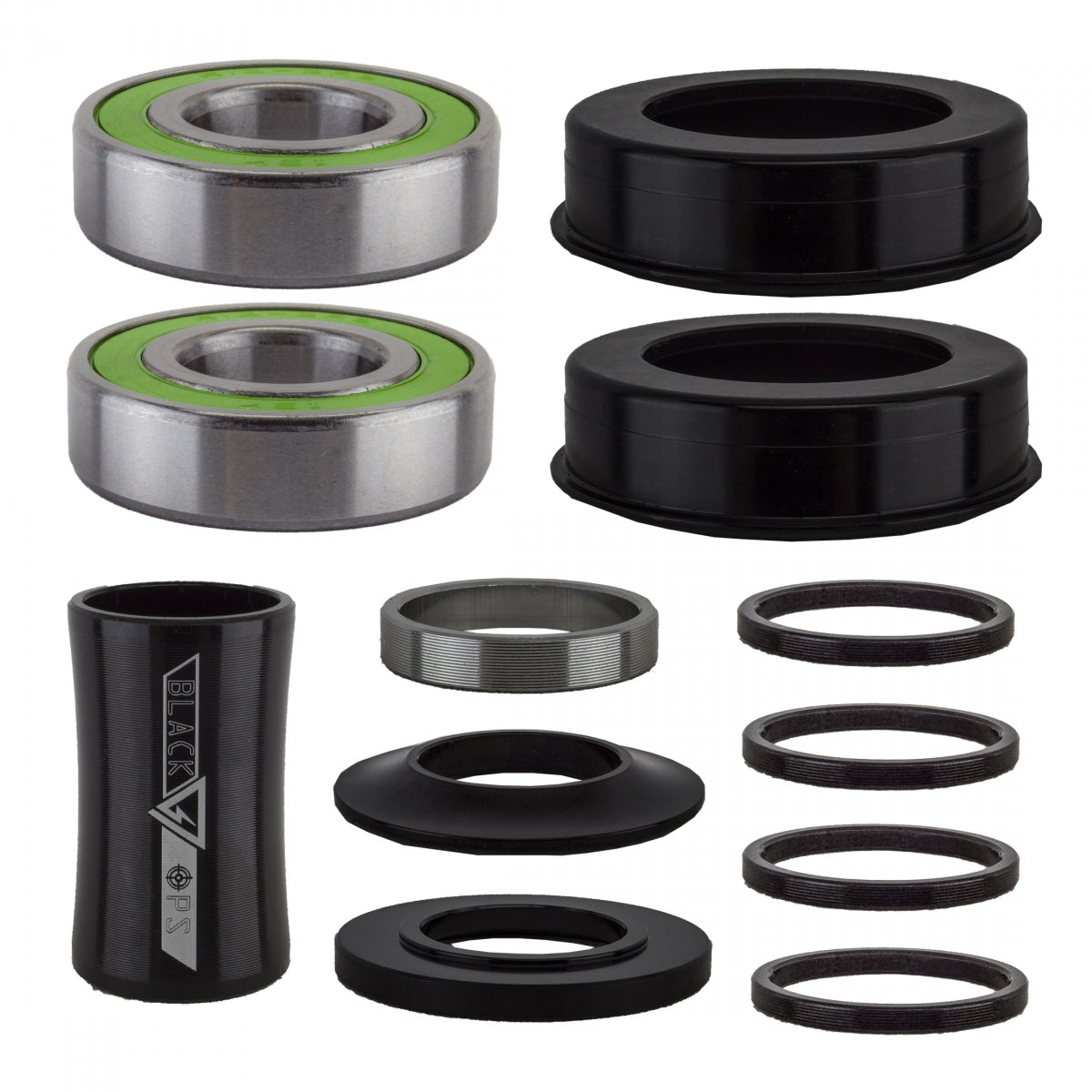 BLACK OPS BB SET BK-OPS MID/USA DUALIE 19mm SLD BK - BLACK OPS