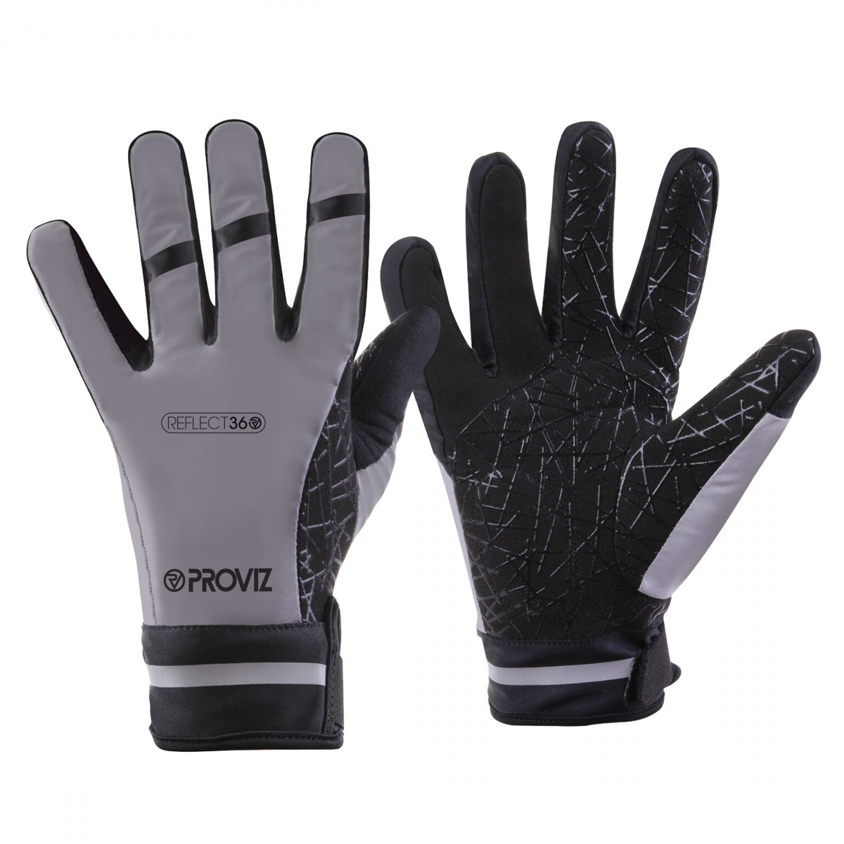 PROVIZ GLOVES PROVIZ REFLECT360 WATERPROOF XXL BK/GY - PROVIZ