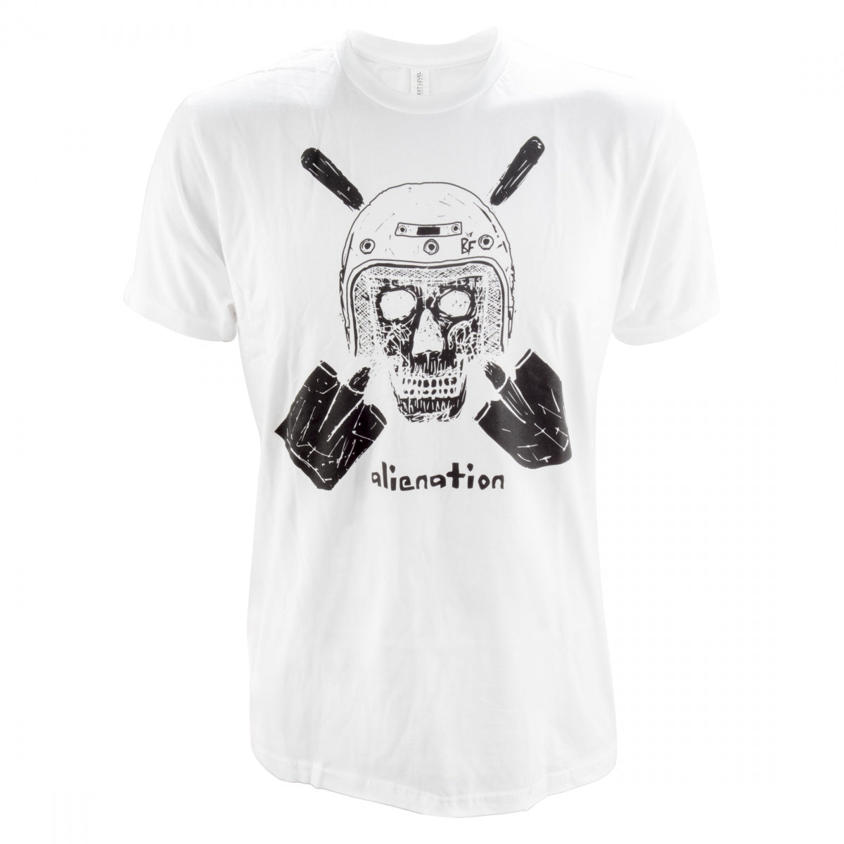 ALIENATION CLOTHING T-SHIRT AN UNDEAD TRAIL BOSS WH LG - ALIENATION