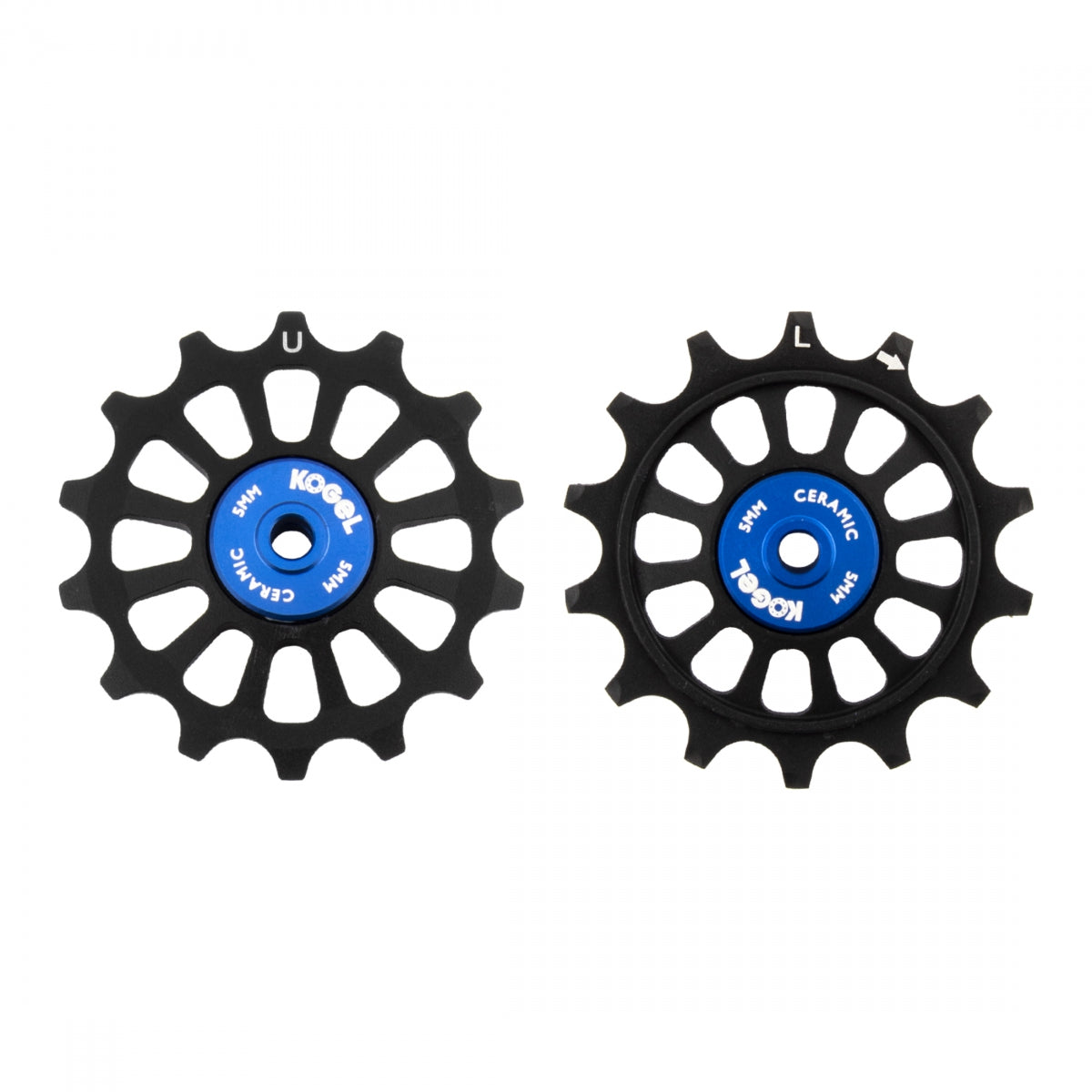 KOGEL DER PART KOGEL PULLEY ALLOY 14T/14T OS HYBRID CERAMIC SHI M9100 PR BK/BU (K) - KOGEL