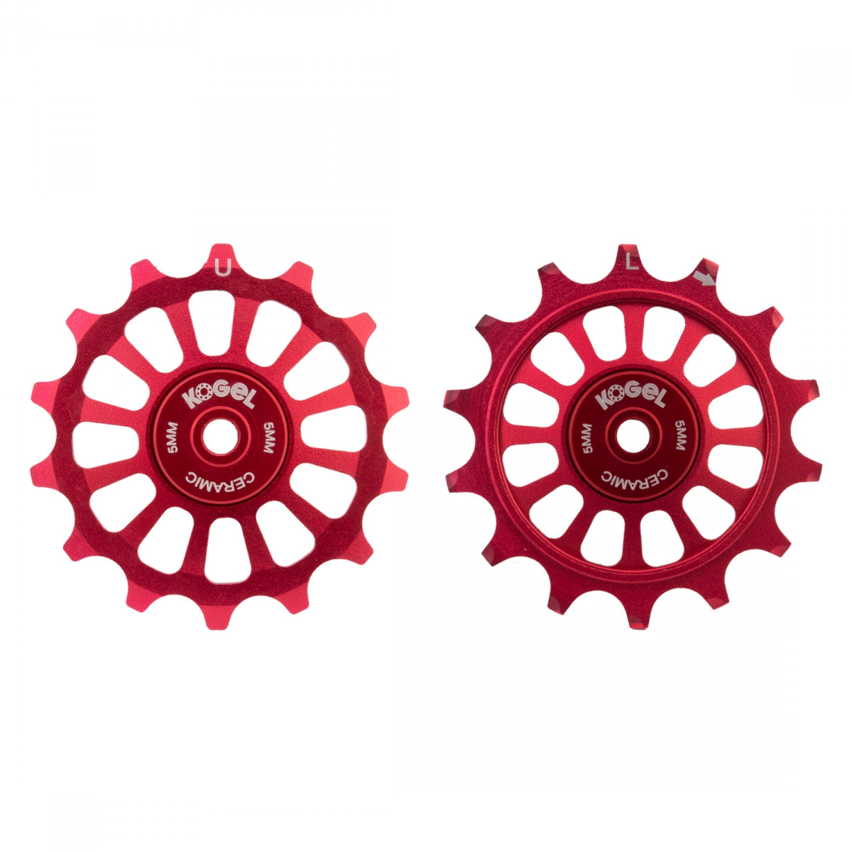 KOGEL DER PART KOGEL PULLEY ALLOY 14T/14T OS HYBRID CERAMIC SHI M9100 PR RD (K) - KOGEL