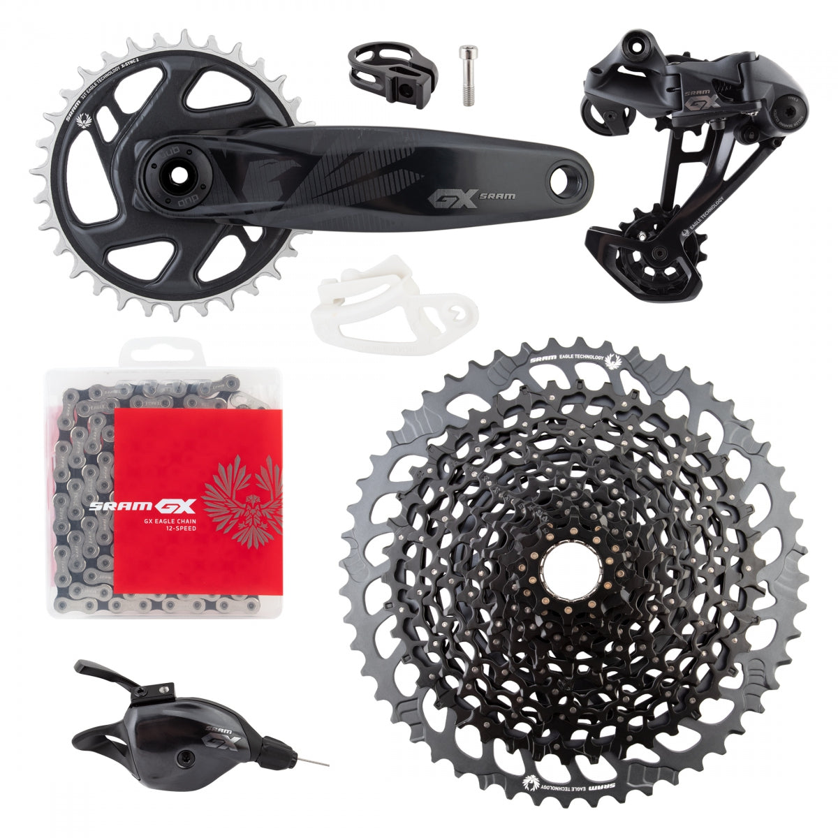 SRAM GROUP KIT SRAM GX EAGLE DUB RD/TRIGGER-SHIFrontER/CRANK DUB 12s-170x32BOOST/CHAIN/CASS 10-52/CHAINGAP GAGE LUNAR - SRAM