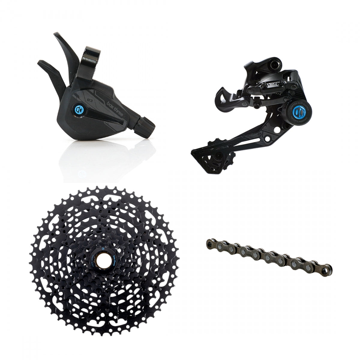 BOX COMPONENTS GROUP KIT BOX THREE PRIME 9 X-WIDE/SINGLE SHIFront E-BIKE - BOX COMPONENTS