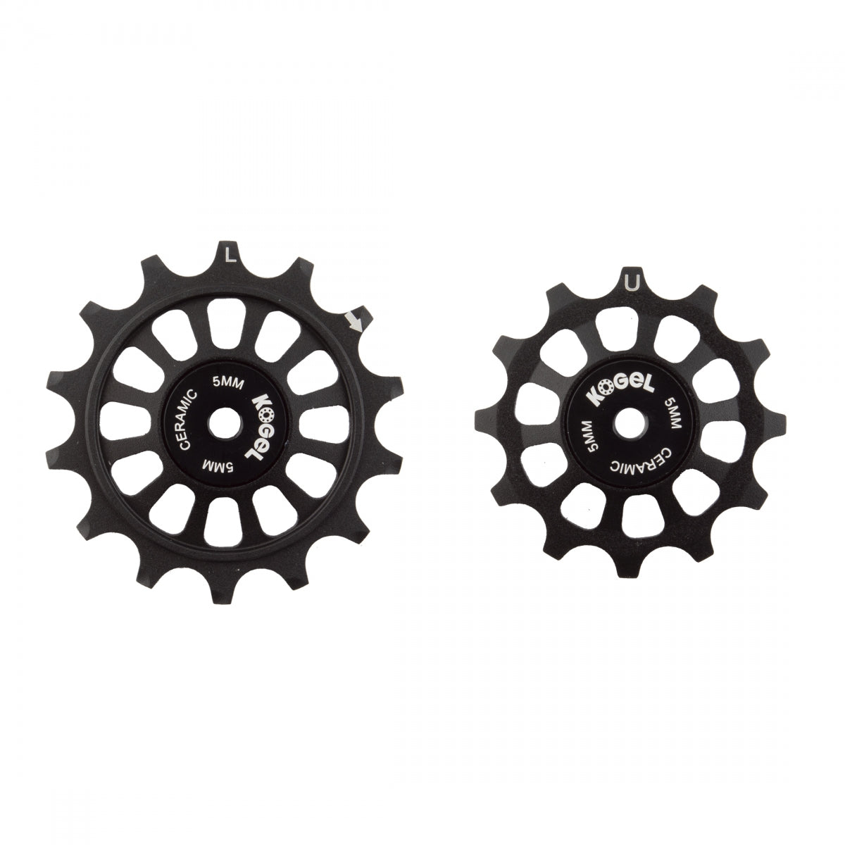 KOGEL DER PART KOGEL PULLEY ALLOY 12T/14T OS HYBRID CERAMIC SHI M9200 PR BK - KOGEL