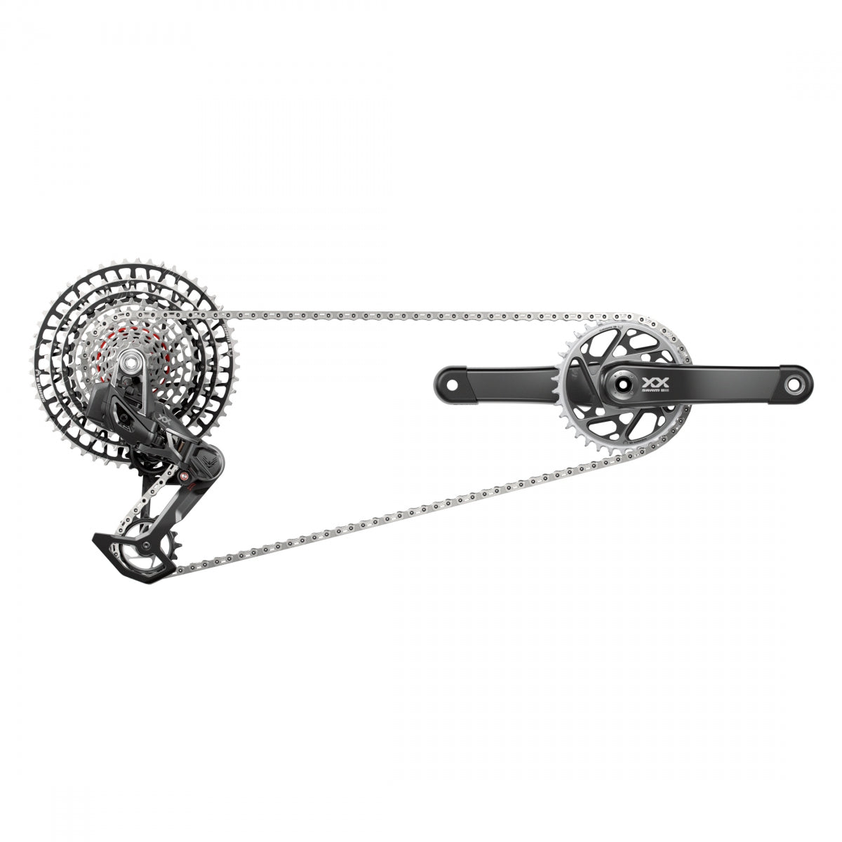SRAM GROUP KIT SRAM XXSL EAGLE T-TYPE AXS RD/TRIGGER-SHIFrontER/CRANK DUB 12s-170x34DM/CHAIN/CASS 10-52 BK - SRAM