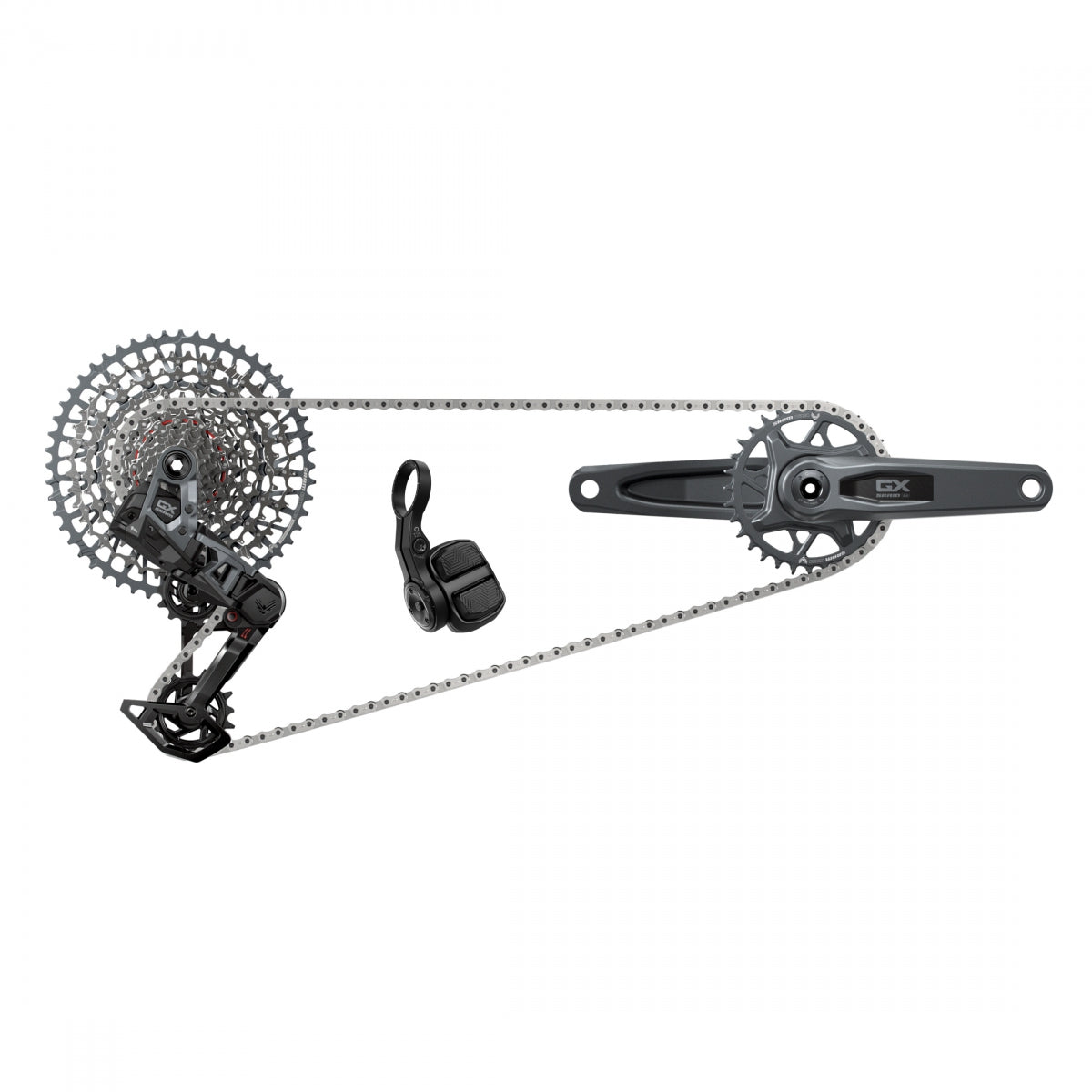 SRAM GROUP KIT SRAM GX EAGLE T-TYPE AXS RD/TRIGGER-SHIFrontER/CRANK DUB 12s-175x32DM/CHAIN/CASS 10-52 GY - SRAM