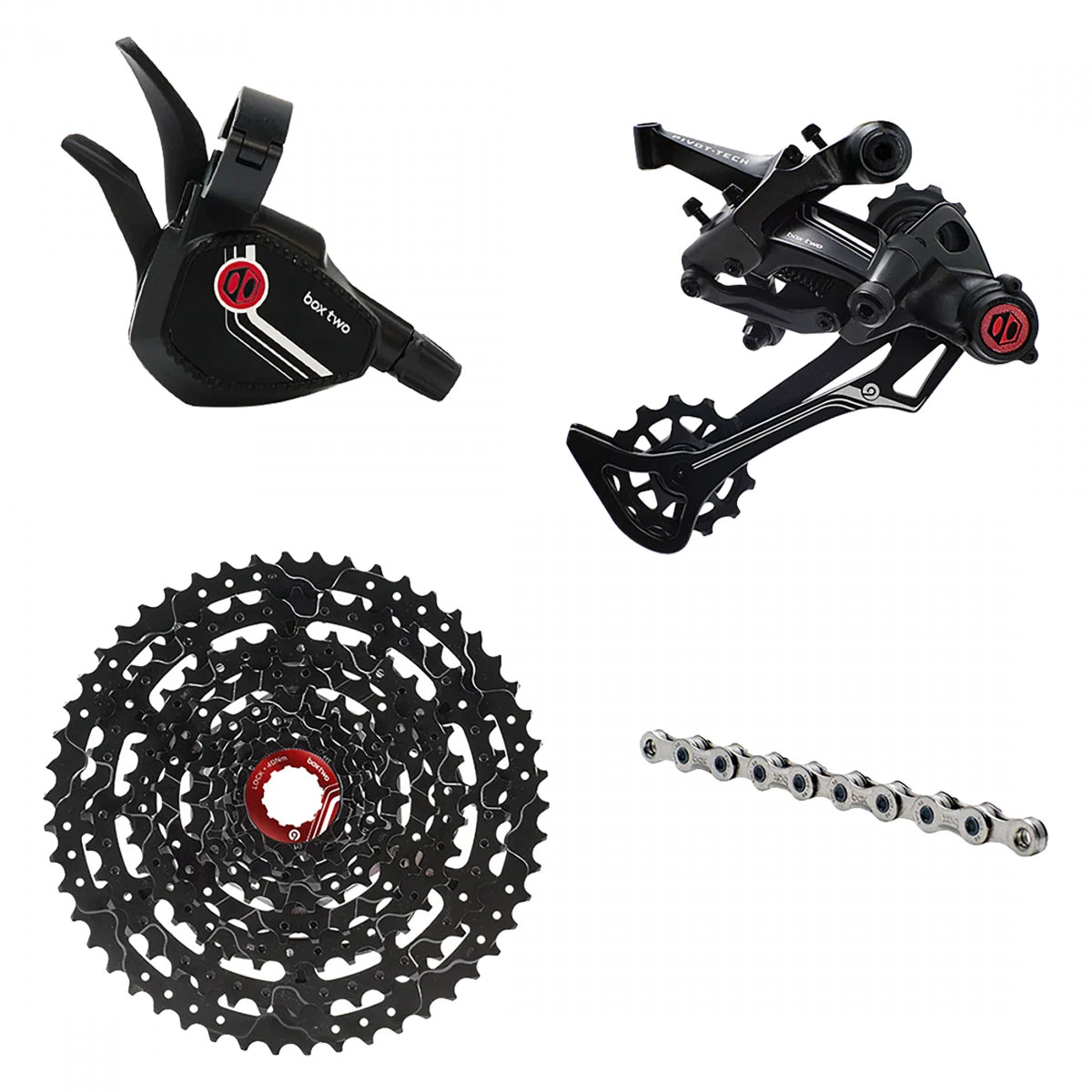 BOX COMPONENTS GROUP KIT BOX TWO PRIME 9 X-WIDE/MULTI RD/TRIGGER-SHIFrontER/CHAIN/CASS 11-50 GEN-2 - BOX COMPONENTS