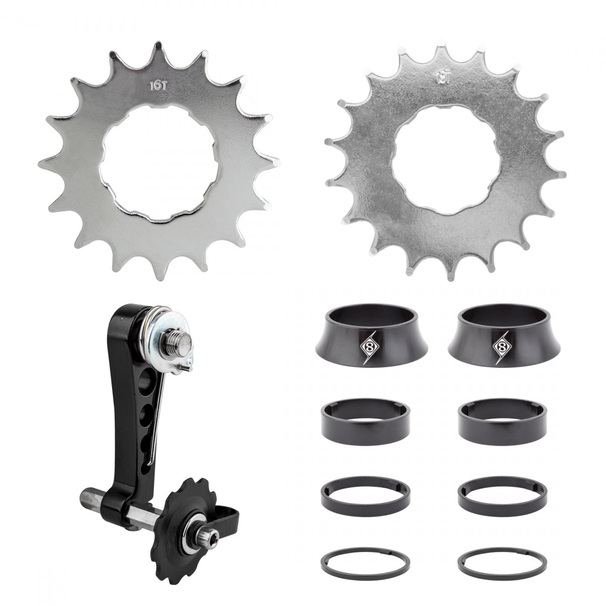 ORIGIN8 DER PART OR8 SGL SPD KIT CONICAL 16&18/SPCR/GIDE - ORIGIN8