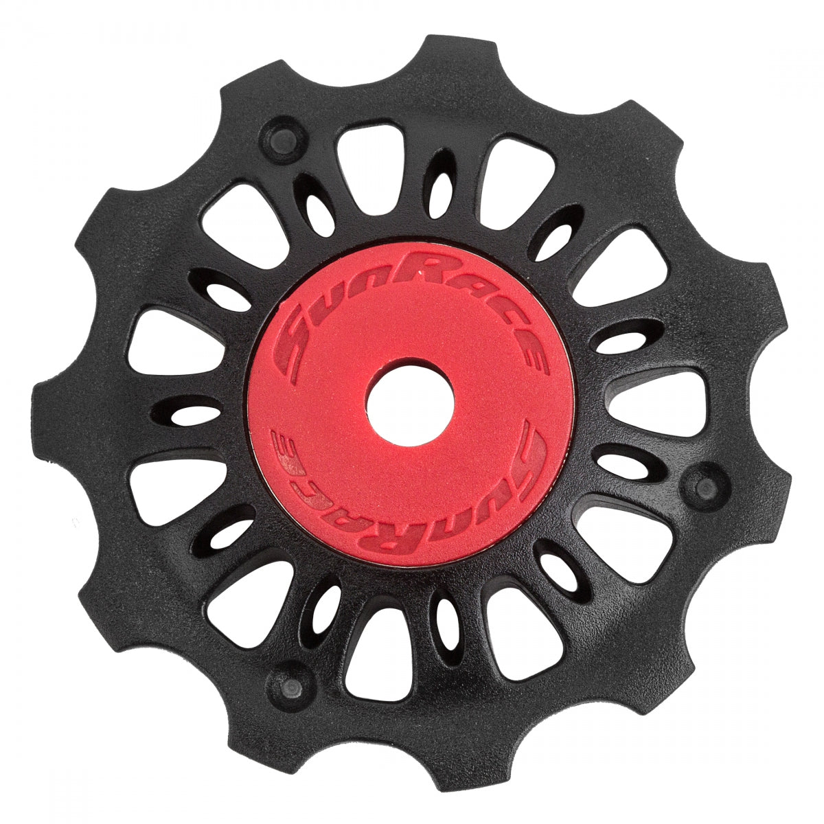 SUNRACE DER PART SUNRACE PULLEY SP856 11T RESIN/SEALED BEARING - SUNRACE