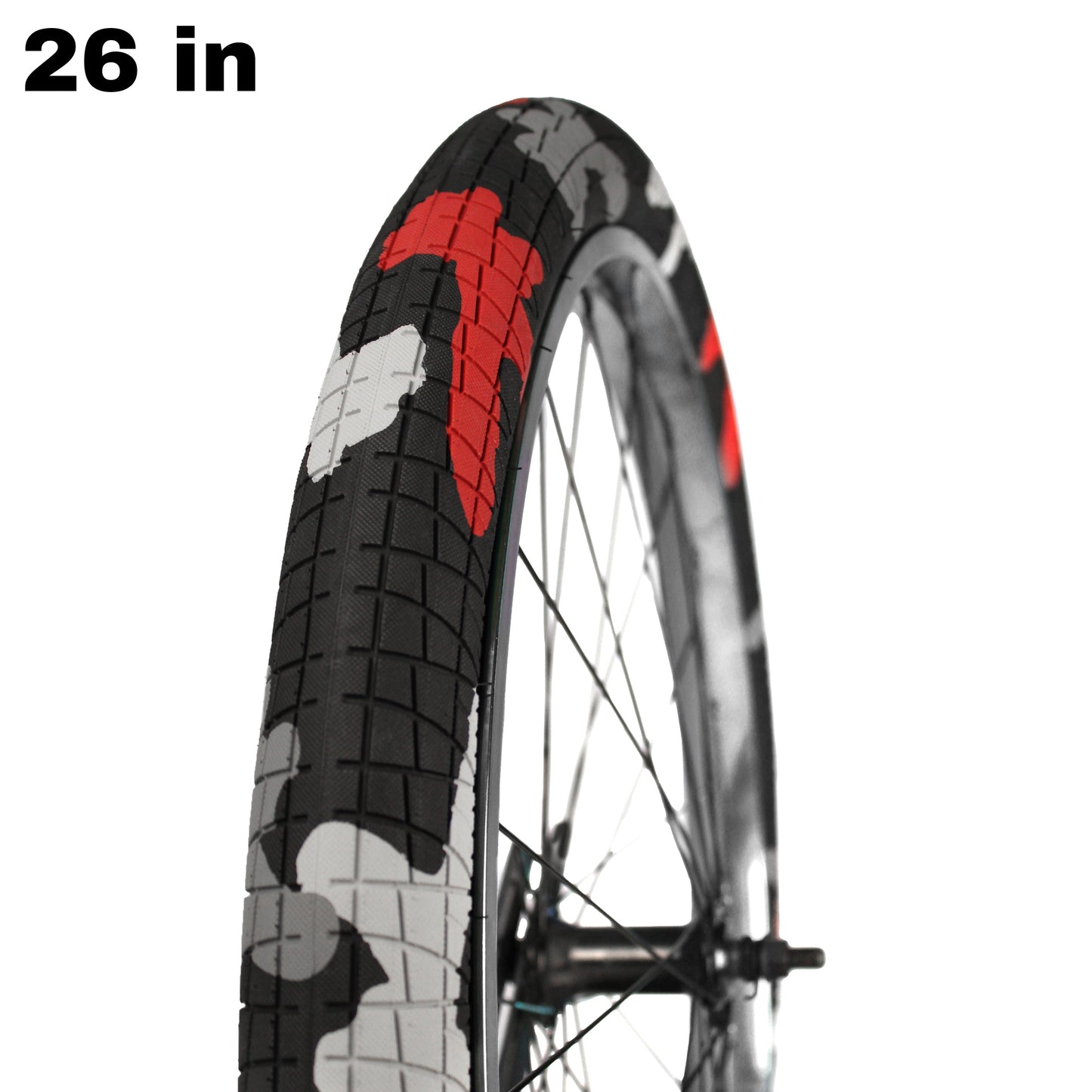 Tires -  BMX 26" x2.2  - Camo Multi available at 5150bmx.com