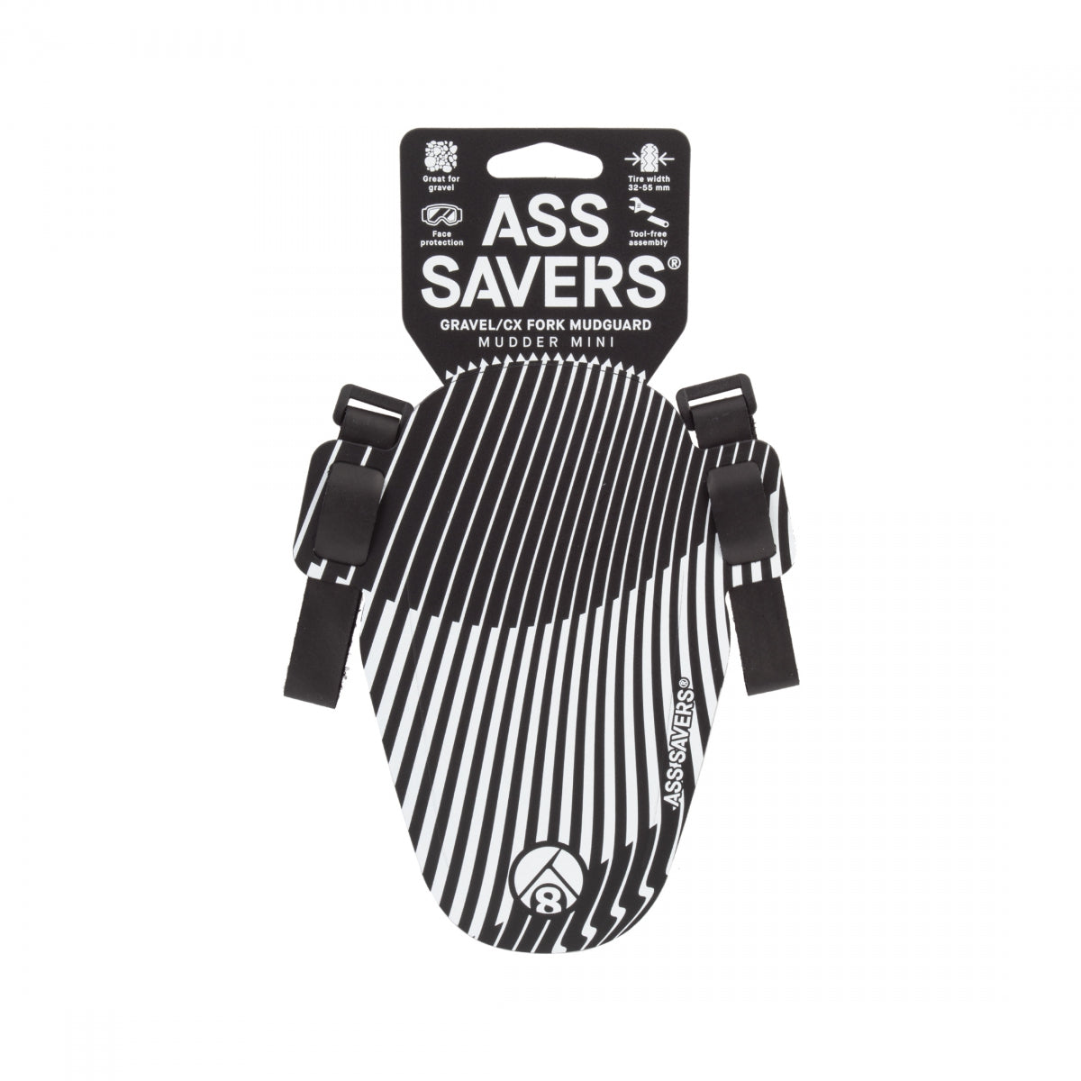 ORIGIN8 FENDER OR8 SPEED ASS-SAVER Front MINI BK - ORIGIN8