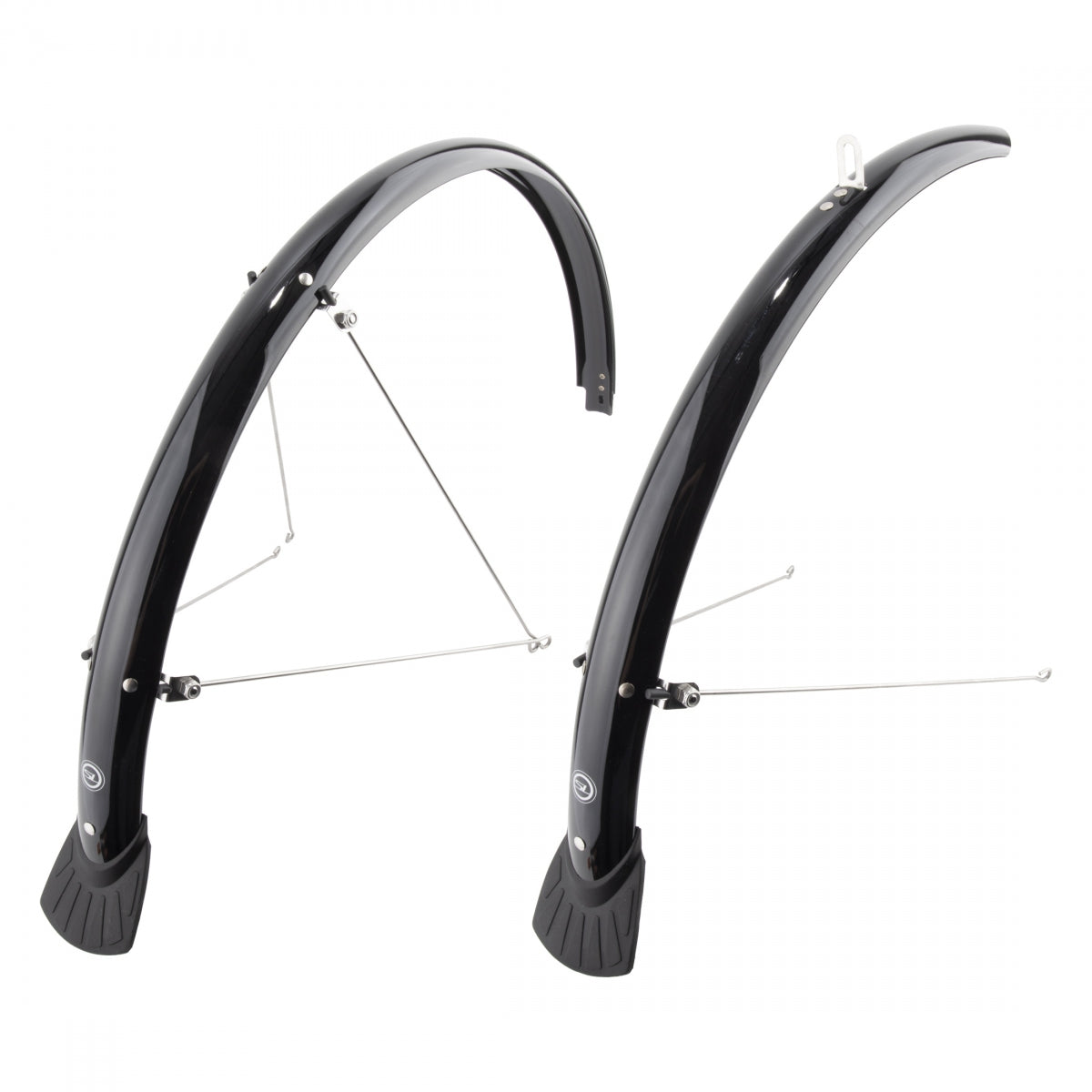 SUNLITE FENDER SUNLT FULL SS STAY 700x45mm RD/HYB BK - SUNLITE