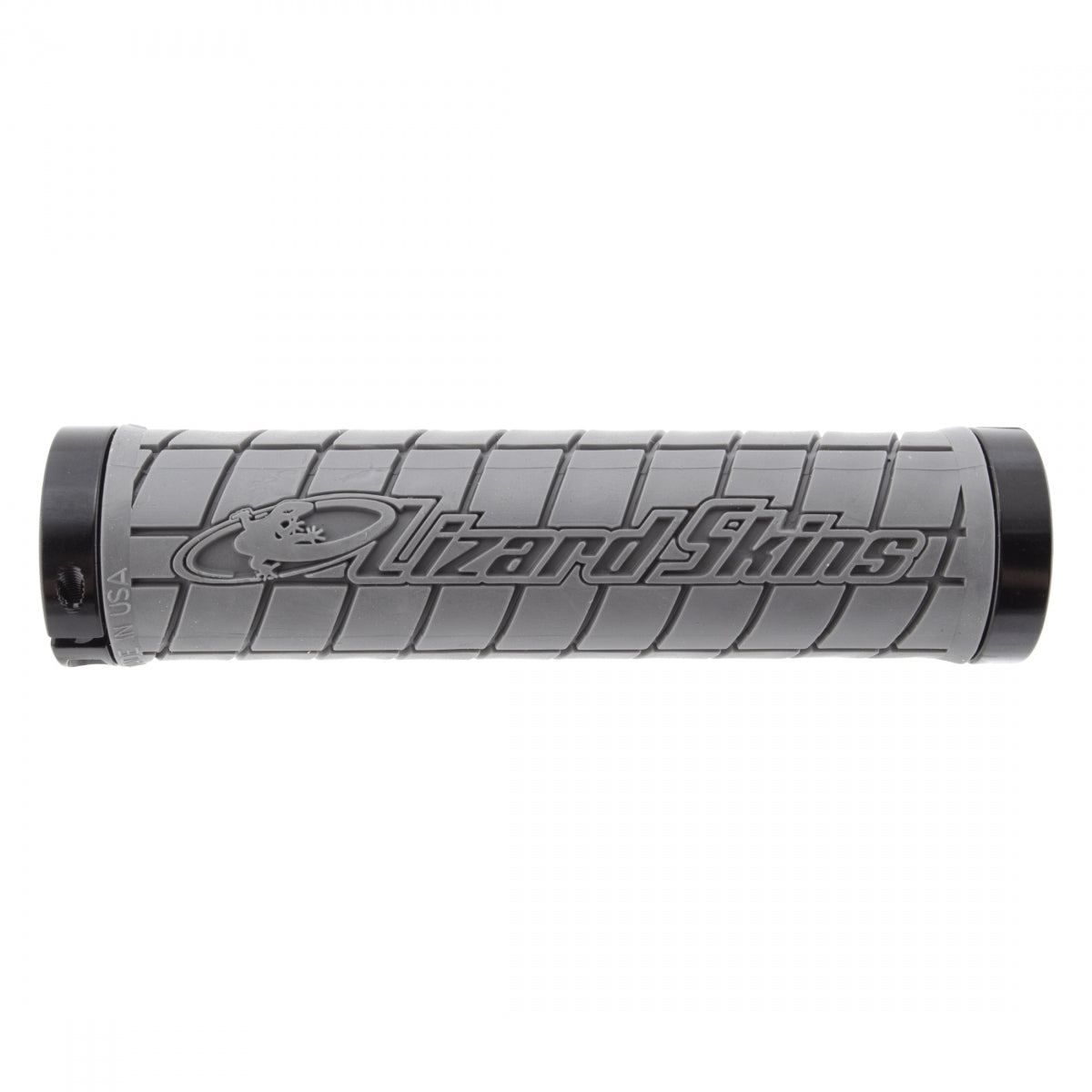 LIZARD SKINS GRIPS LIZARD LOCK-ON LOGO GRAPHITE/Bkclamp - LIZARD SKINS
