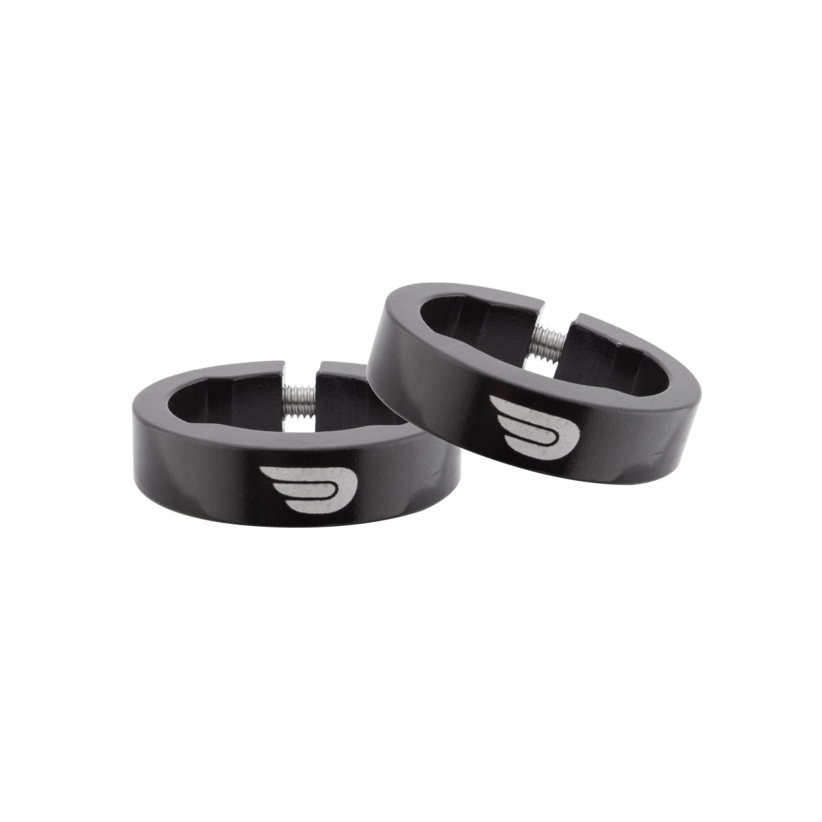 PURE CYCLES GRIPS PURE LOCKON GRIPPIN OUT LOCK RINGS ONLY BK - PURE CYCLES