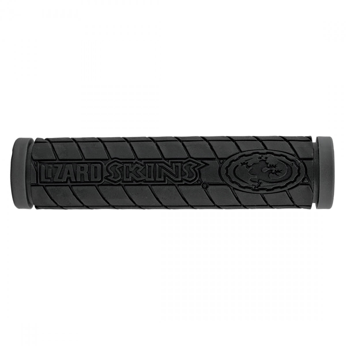 LIZARD SKINS GRIPS LIZARD LOGO DUAL COMP BK/GY MTN - LIZARD SKINS