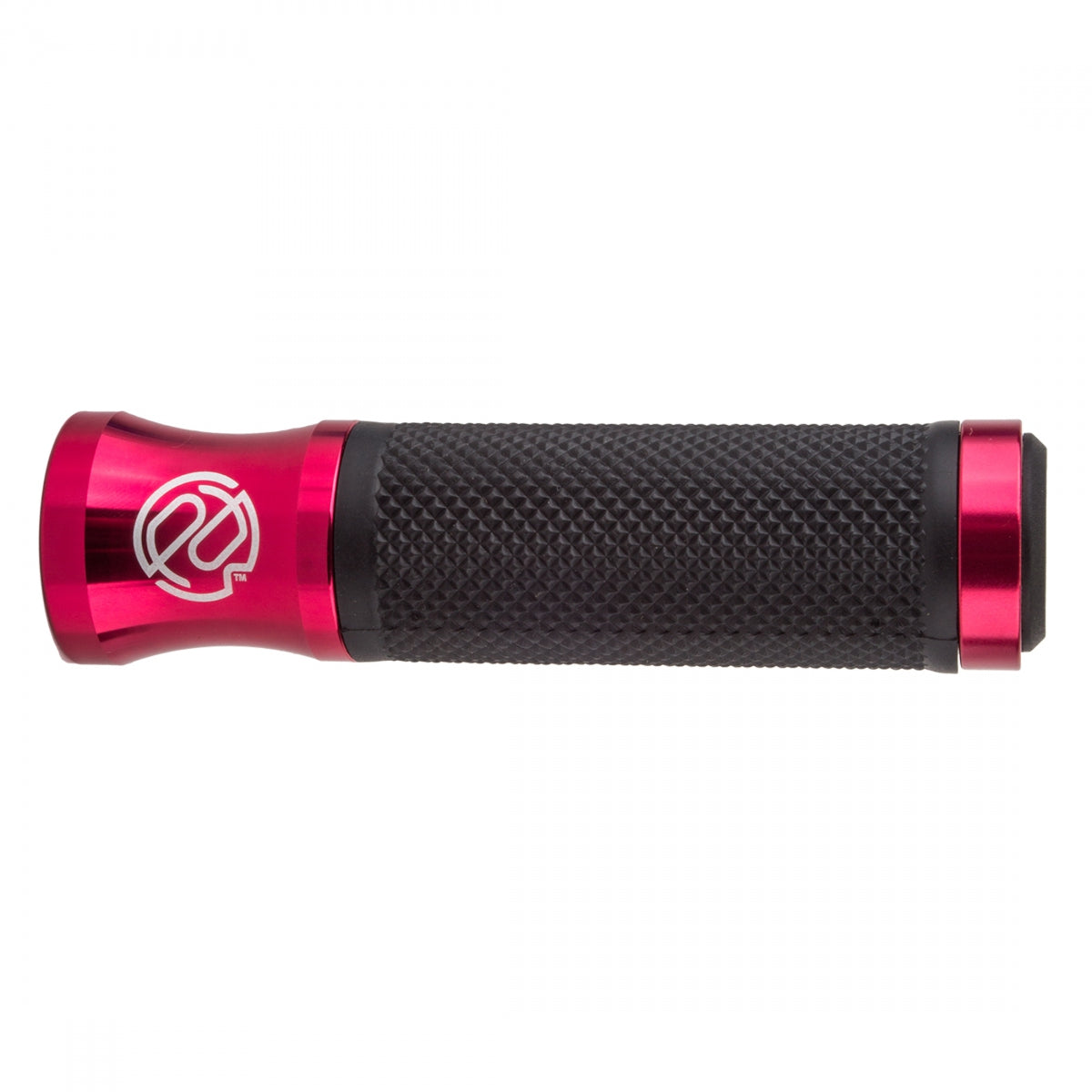 PORTLAND DESIGN WORKS GRIPS PDW LOCKON SPEED METAL BK/RD-CLAMP 128mm - PORTLAND DESIGN WORKS