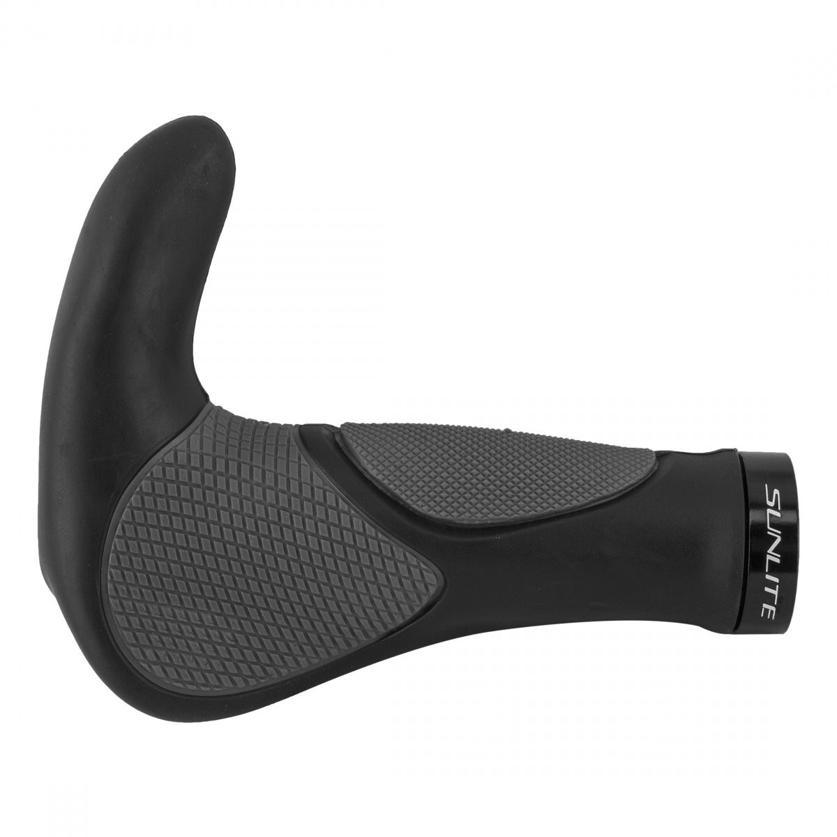 SUNLITE GRIPS SUNLT ERGO FORM PLUS 140mm BK/GY DUAL LOCKING - SUNLITE