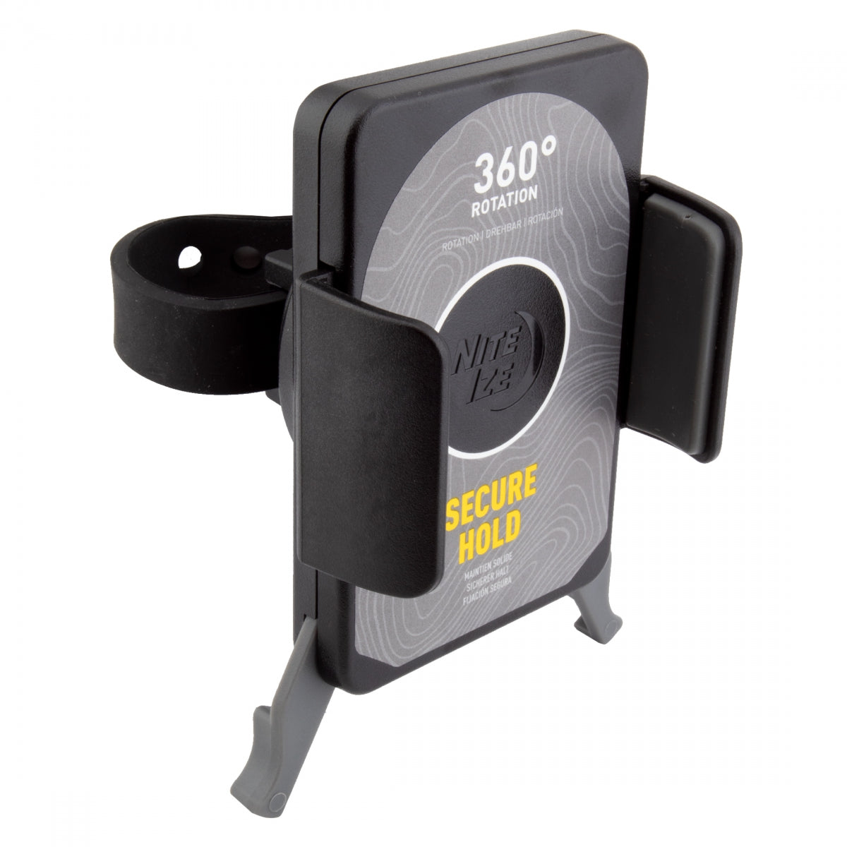 NITE IZE HBAR MOUNT NITEIZE SQUEEZE ROTATING SMARTPHONE BAR MOUNT BK - NITE IZE