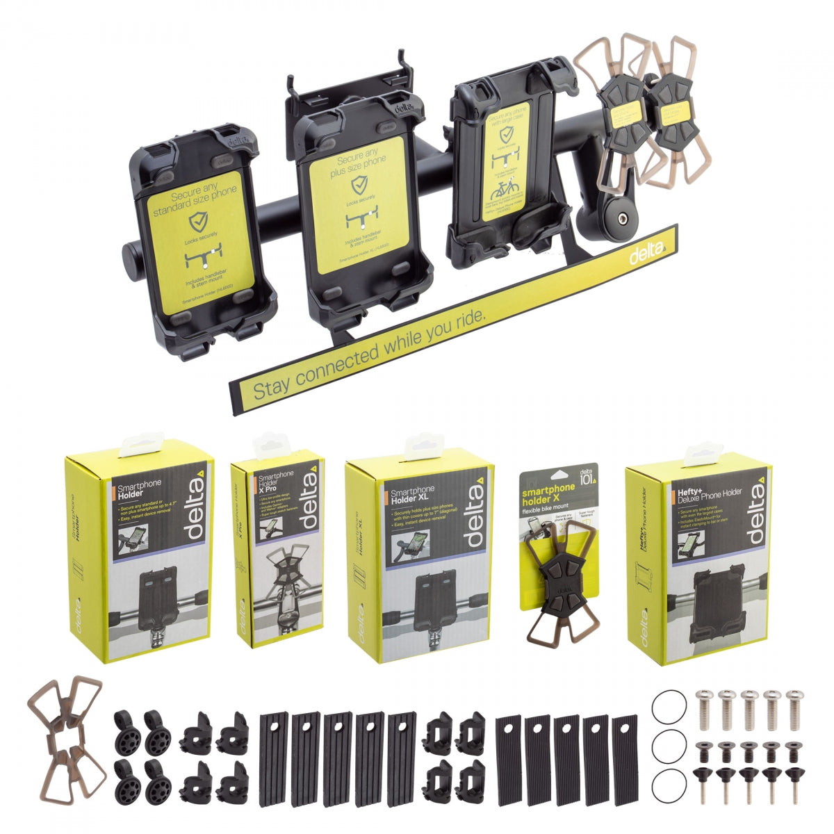DELTA POP DELTA SMART PHONE HOLDERS w/7-HL6002/7-HL3500/5-HL6300/7-HL6800/3-HL6700R - DELTA