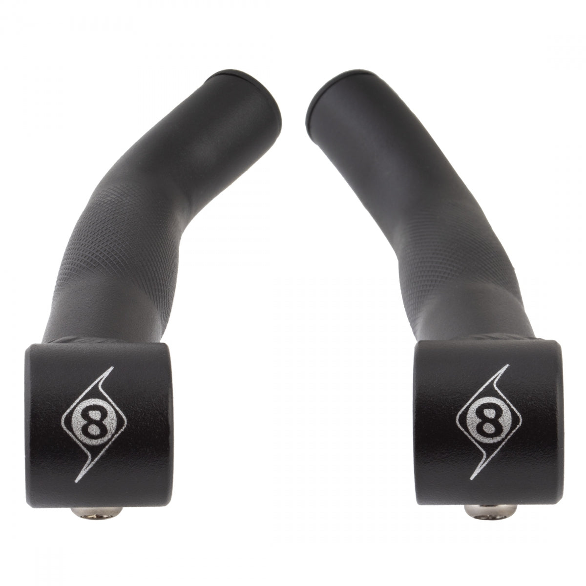 ORIGIN8 HB END OR8 BAR ENDS C-LITE SHORT ALY BK - ORIGIN8